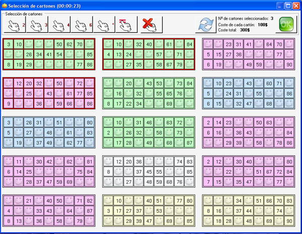 Crear cartones de bingo