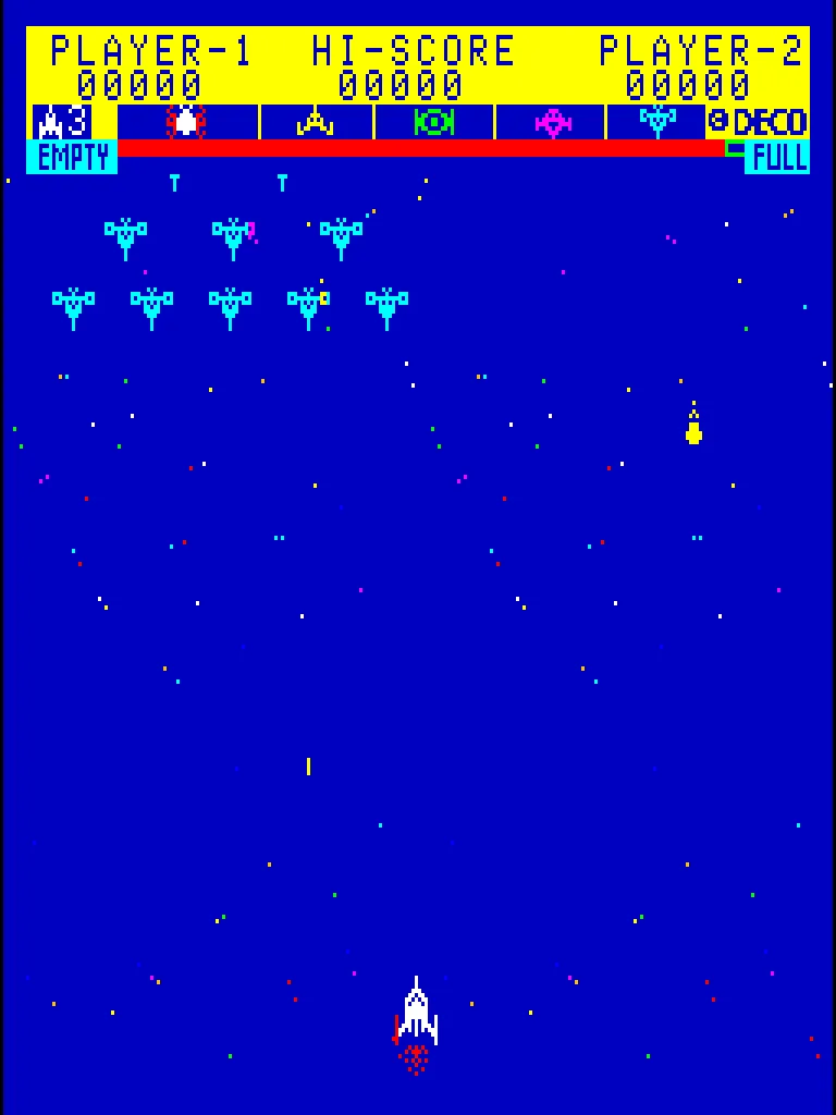 Pantalla de Astro Fighter
