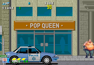 E-SWAT: Cyber Police gameplay screen