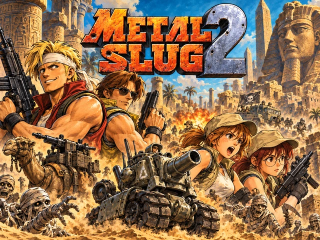 Metal Slug 2 gameplay screen