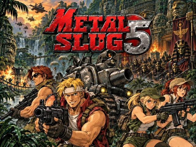 Metal Slug 5 gameplay screen
