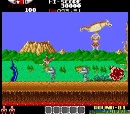Rygar gameplay screen