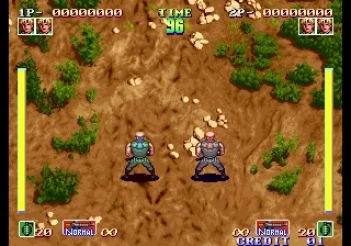 Shock Troopers gameplay screen