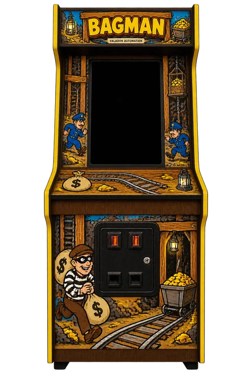Recreativa de Bagman en el salón de UsuArcade