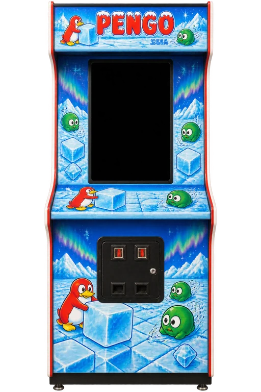 Pengo arcade cabinet in the UsuArcade arcade